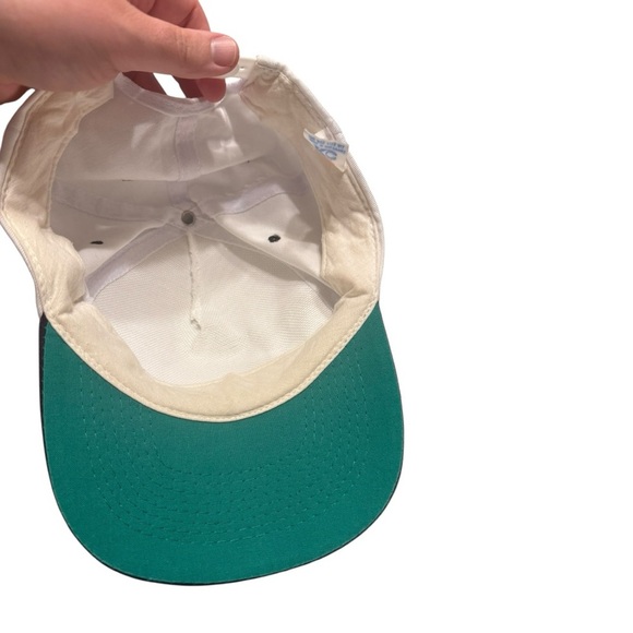 Vintage Red Dog Beer Snapback Hat White and Black Made in USA KC Brand - Picture 3 of 4